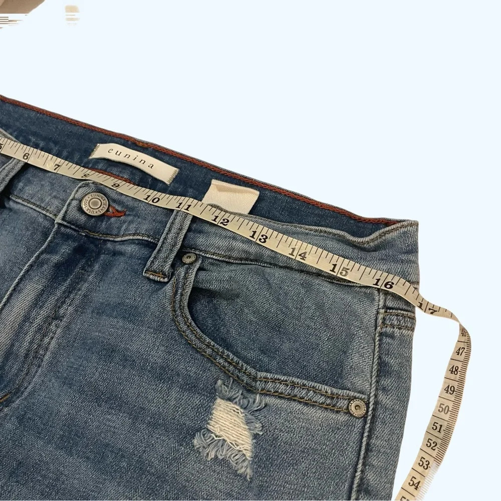 Eunina Blue Jean Shorts - Picture 2 of 7